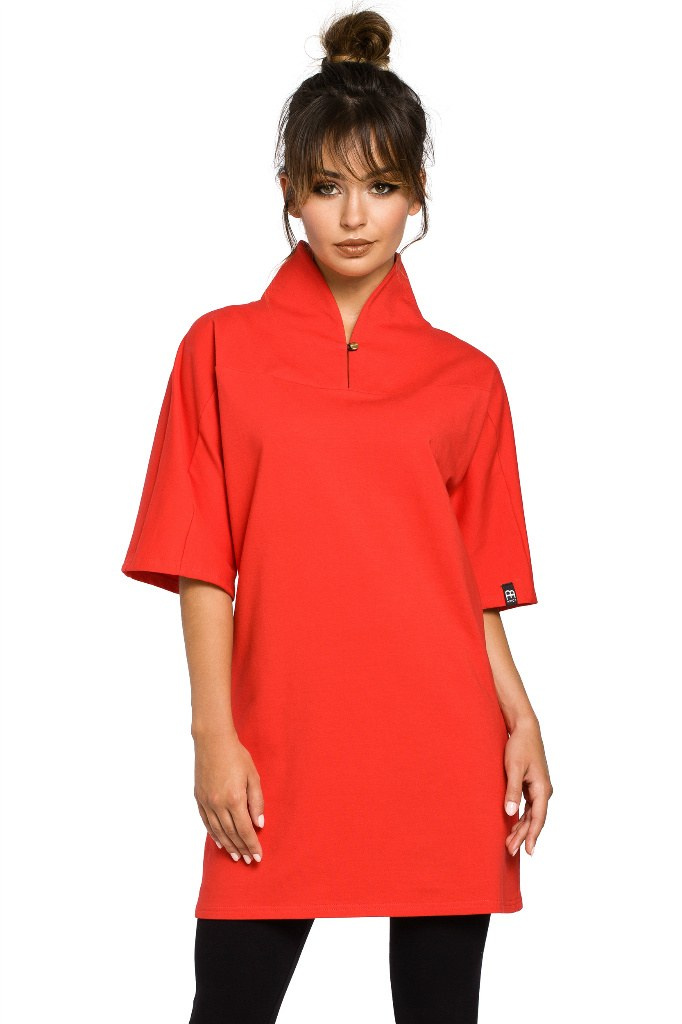 Tunika mini - Kimono - czerwona